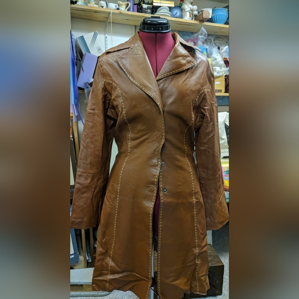 Y2K ALDO Genuine Leather Jacket